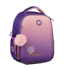 Рюкзак школьный каркасный YES Happy Kitty H-100 купить в интернет магазине подарков ПраздникШоп