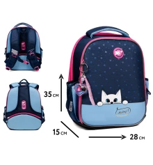Рюкзак школьный каркасный YES Meow-Meow H-100 купить в интернет магазине подарков ПраздникШоп