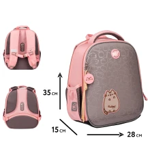 Рюкзак школьный каркасный YES Pusheen Fatty H-100 купить в интернет магазине подарков ПраздникШоп