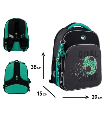 Рюкзак школьный каркасный YES Football Time S-78 купить в интернет магазине подарков ПраздникШоп