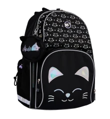 Рюкзак школьный полукаркасный YES Smiling Cats S-100 купить в интернет магазине подарков ПраздникШоп
