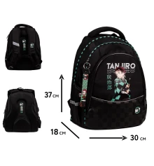 Рюкзак школьный YES Demon Slayer Tanjiro TS-52 купить в интернет магазине подарков ПраздникШоп
