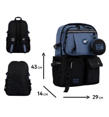 Рюкзак YES Blue T-107 купить в интернет магазине подарков ПраздникШоп