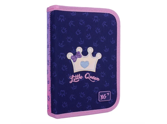 Пенал твердый одинарный с клапаном Yes Little Queen HP-03 купить в интернет магазине подарков ПраздникШоп