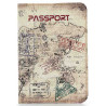 Шкіряна обкладинка на паспорт мандрівника