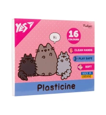 Пластилин Yes Pusheen 16 цветов 320 г купить в интернет магазине подарков ПраздникШоп