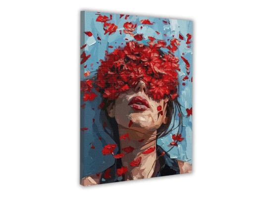 Картина по номерам с алмазной мозаикой SANTI Вдохновение купить в интернет магазине подарков ПраздникШоп