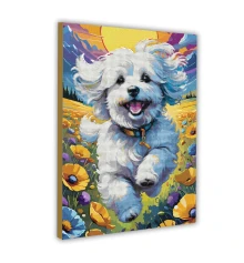 Картина по номерам с алмазной мозаикой SANTI Пушистая радость купить в интернет магазине подарков ПраздникШоп