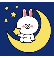 Картина по номерам SANTI Лайн Френдс. Кони на луне 25х25 см LED подсветка купить в интернет магазине подарков ПраздникШоп