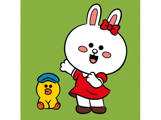 Картина по номерам SANTI Лайн Френдс Кони и Салли 25*25см цветной холст купить в интернет магазине подарков ПраздникШоп