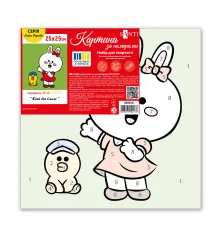 Картина по номерам SANTI Лайн Френдс Кони и Салли 25*25см цветной холст купить в интернет магазине подарков ПраздникШоп