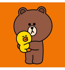 Картина по номерам SANTI Лайн Фрэндс Браун и Салли 25*25см цветной холст купить в интернет магазине подарков ПраздникШоп