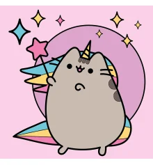 Картина по номерам SANTI Пушин Волшебный единорог 25*25см цветной холст купить в интернет магазине подарков ПраздникШоп