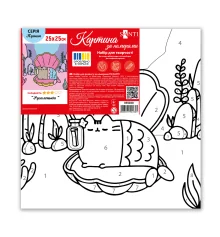 Картина по номерам SANTI Пушин Русалочка 25х25см купить в интернет магазине подарков ПраздникШоп