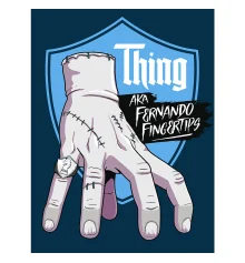 Картина по номерам ТМ SANTI Уэнсдэй Вещь Рука 30х40см купить в интернет магазине подарков ПраздникШоп