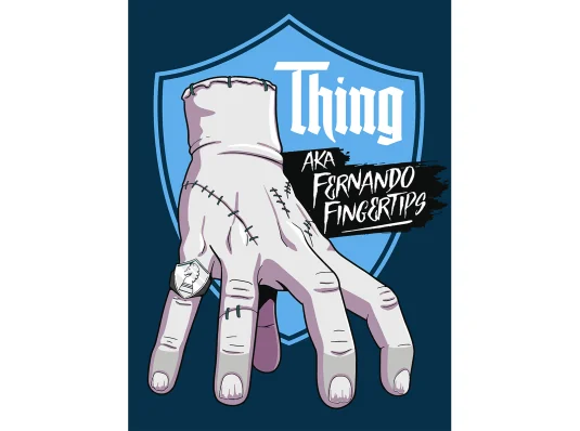 Картина по номерам ТМ SANTI Уэнсдэй Вещь Рука 30х40см купить в интернет магазине подарков ПраздникШоп