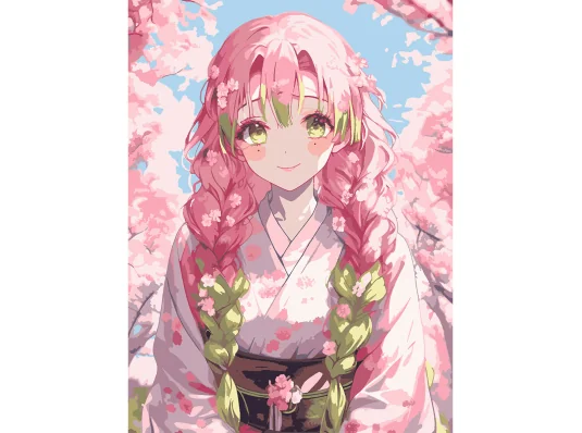 Картина по номерам SANTI Клинок рассекающий демонов Мицури Канроджи 30х40 см купить в интернет магазине подарков ПраздникШоп