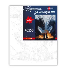 Картина по номерам SANTI 4 крыло Всадники драконов 40х50 см купить в интернет магазине подарков ПраздникШоп
