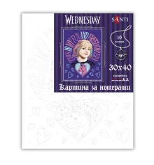 Картина по номерам SANTI Уэнсдей Эра веселья и свободы 30x40см купить в интернет магазине подарков ПраздникШоп
