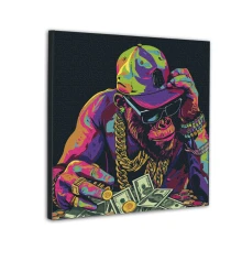 Картина по номерам SANTI Деньги и стиль купить в интернет магазине подарков ПраздникШоп