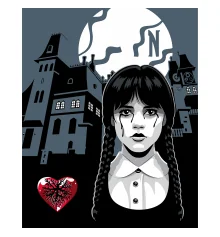 Картина по номерам ТМ SANTI Уэнсдэй Академия Невермор 40х50 см купить в интернет магазине подарков ПраздникШоп