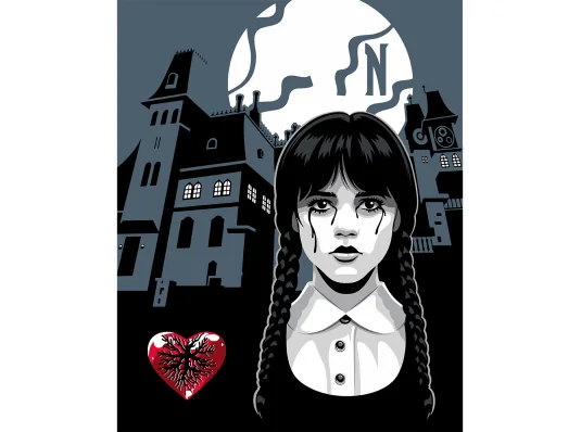 Картина по номерам ТМ SANTI Уэнсдэй Академия Невермор 40х50 см купить в интернет магазине подарков ПраздникШоп