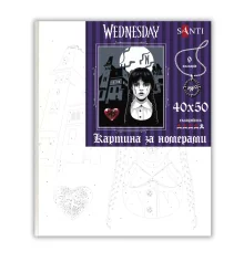 Картина по номерам ТМ SANTI Уэнсдэй Академия Невермор 40х50 см купить в интернет магазине подарков ПраздникШоп