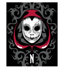 Картина по номерам SANTI Уэнсдэй Зловещая маска 40х50 см LED подсветка купить в интернет магазине подарков ПраздникШоп