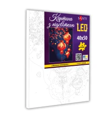 Картина по номерам SANTI Японские фонарики купить в интернет магазине подарков ПраздникШоп