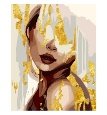 Картина по номерам SANTI Золотые мечты купить в интернет магазине подарков ПраздникШоп