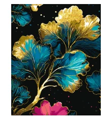 Картина по номерам SANTI Золотые лепестки купить в интернет магазине подарков ПраздникШоп