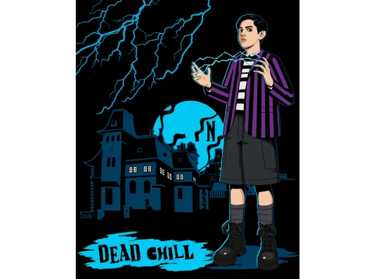 Картина по номерам ТМ SANTI Уэнсдэй Смертельный чилл 40x50см купить в интернет магазине подарков ПраздникШоп