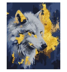 Картина по номерам SANTI Волк купить в интернет магазине подарков ПраздникШоп