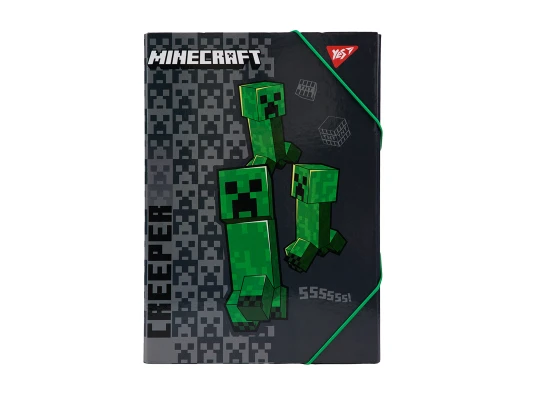 Папка для труда Yes Minecraft A4 картонная купить в интернет магазине подарков ПраздникШоп
