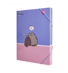 Папка для труда Yes Pusheen A4 картонная купить в интернет магазине подарков ПраздникШоп