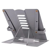 Подставка для книг Yes Minecraft металлическая серая с дополнительными фиксаторами купить в интернет магазине подарков ПраздникШоп