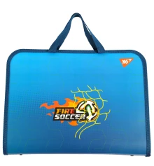 Папка-портфель Yes Football FC на молнии с тканевыми ручками купить в интернет магазине подарков ПраздникШоп