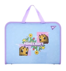 Папка-портфель Yes Minecraft.Spring FC на молнии с тканевыми ручками купить в интернет магазине подарков ПраздникШоп