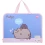 Папка-портфель Yes Pusheen FC на молнии с тканевыми ручками купить в интернет магазине подарков ПраздникШоп
