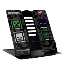 Подставка для книг Yes Minecraft металлическая черная купить в интернет магазине подарков ПраздникШоп