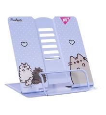 Подставка для книг Yes Pusheen металлическая фиолетовая купить в интернет магазине подарков ПраздникШоп