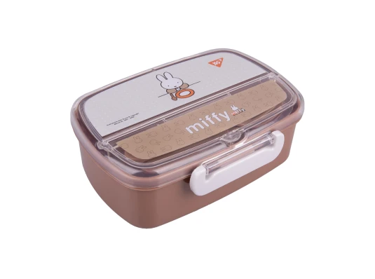 Ланч-бокс Yes Miffy 750 мл с приборами купить в интернет магазине подарков ПраздникШоп