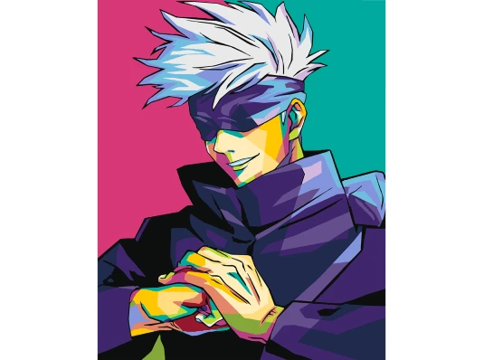 Картина по номерам SANTI Герой Аниме купить в интернет магазине подарков ПраздникШоп