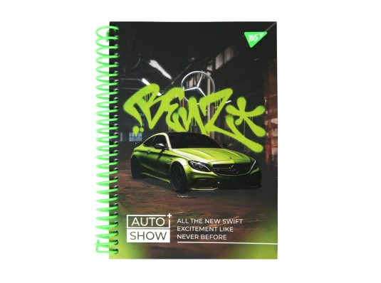 Блокнот YES Auto show Mercedes А5 96 листов клетка купить в интернет магазине подарков ПраздникШоп