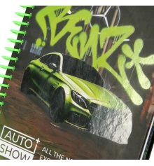 Блокнот YES Auto show Mercedes А5 96 листов клетка купить в интернет магазине подарков ПраздникШоп