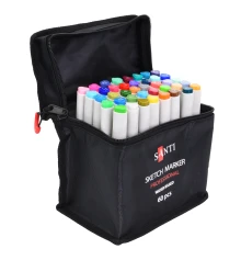 Набор маркеров SANTI акварельные в сумке 60 шт купить в интернет магазине подарков ПраздникШоп