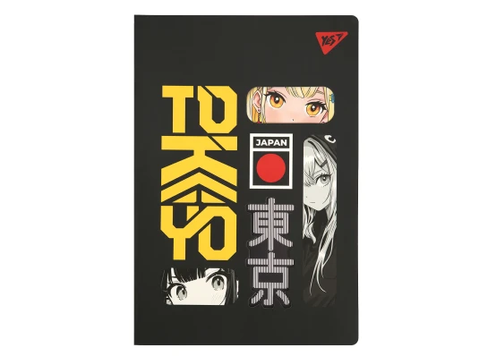 Тетрадь Yes Tokyo А4 60 листов с высечкой клетка купить в интернет магазине подарков ПраздникШоп