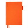 Щоденник А5 Leo Planner датований 2026 "Binario", м‘який, помаранчевий, 368 сторінок