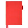 Щоденник А5 Leo Planner датований 2026 "Binario", м‘який, червоний, 368 сторінок
