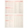 Ежедневник А5 Leo Planner датированный 2026 "Credo", интегральный, бордовый, 368 страниц